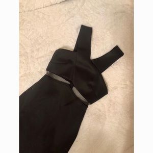 Black stunning mermaid maxi dress